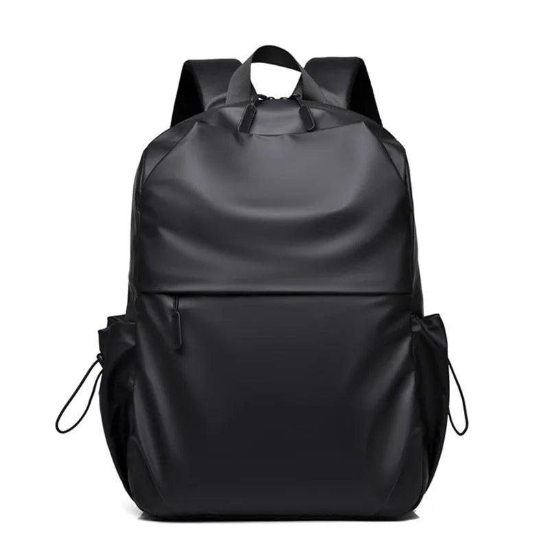 Men Backpack Solid Travel Rucksack Laptop Business School Backpack