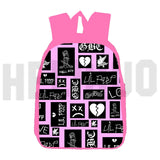 Lil Peep 3D Backpack Women Men Student Anime Travel Large Capacity Mochila