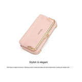 Litchi Grain Messenger Bag Zipper Mobile Phone Bag Women's Shoulder Clutch