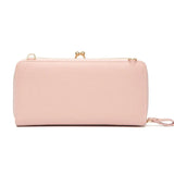 Litchi Grain Messenger Bag Zipper Mobile Phone Bag Women's Shoulder Clutch