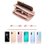 Litchi Grain Messenger Bag Zipper Mobile Phone Bag Women's Shoulder Clutch