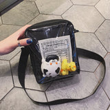 Girl Cartoon Jelly Shoulder Messenger Bag