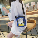 Girl Cartoon Jelly Shoulder Messenger Bag