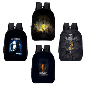 Little Nightmares 2 Kindergarten 3D Backpack Kids Cartoon School Bag