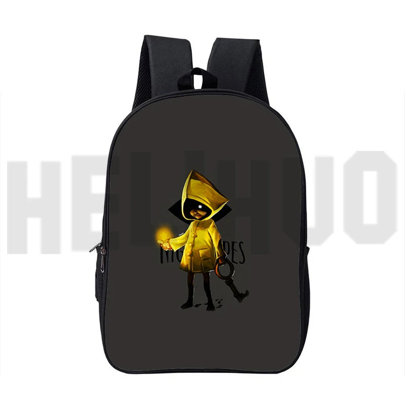 Little Nightmares 2 Kindergarten 3D Backpack Kids Cartoon School Bag