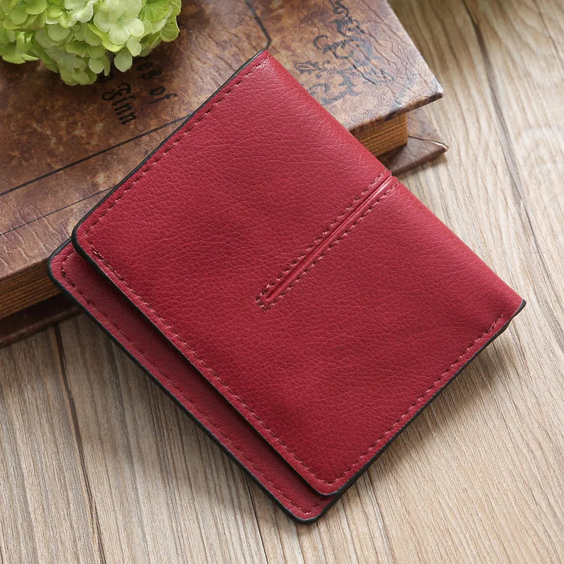 Long Oil Leather Women Wallet Female Purse Clutch Bag