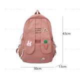 Rabbit Ear Backpack Bag Girl Female Cartoon Anmie Bunny Ear Bagpack