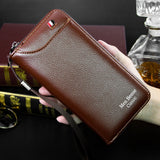 Long Wallet Men's Zipper Multi-card Large Capacity Business Handbag