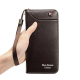 Long Wallet Men's Zipper Multi-card Large Capacity Business Handbag