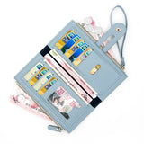 Long Women's Wallet Stone Pattern PU Large Capacity Handbag