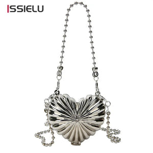 Love Heart Handbags Mini Evening Crossbody Bag