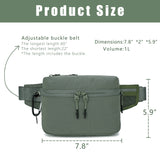 Lu-u Sports Leisure Waist Bag for Men and Women