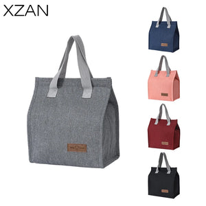 Insulated Lunch Bag Tote Cooler Handbag Bento Pouch