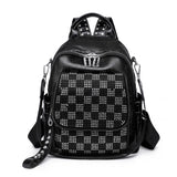 Women's Leather Backpack Large Capacity Mochilas Bolsas Feminina