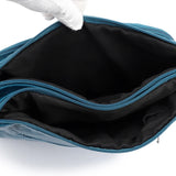 Rivet Soft Leather Shoulder Bag Solid Messenger Bag Retro Wallet