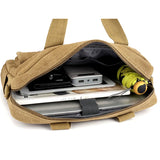 Canvas Business Men's Briefcase Male Shoulder Bag Messenger Bag