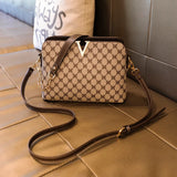 Women's Pu Leather Shoulder Bag Crossbody Messenger Chain Sling Handbag
