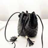 Vintage Crossbody Bucket Bag Retro Messenger Tote