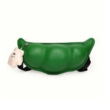 Funny Edamame Belt Bag Leather Shoulder Crossbody Chest Bags
