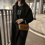 Quilted Diamond Crossbody Chain Handbag
