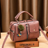 Women's Retro Large Capacity Crossbody Bags Pillow Shaped Totes