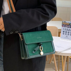 Small Flap Bag PU Leather Crossbody Shoulder Bag