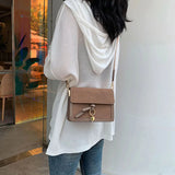 Small Flap Bag PU Leather Crossbody Shoulder Bag