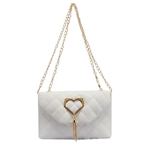Embroidered Tassel Messenger Bag for Women