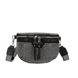 Leather Waist Bag Shoulder Messenger Travel Chest Pack Women Fanny Pack