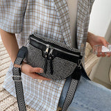 Leather Waist Bag Shoulder Messenger Travel Chest Pack Women Fanny Pack