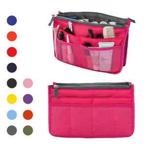 Makeup Organizer Bag 13 Pocket Travel Bag Waterproof Case