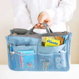 Makeup Organizer Bag 13 Pocket Travel Bag Waterproof Case