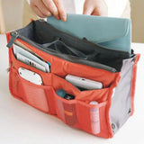 Makeup Organizer Bag 13 Pocket Travel Bag Waterproof Case