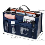 Makeup Organizer Bag 13 Pocket Travel Bag Waterproof Case