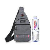 Men Women Nylon Waist Packs Sling Bag Crossbody Outdoor Sport