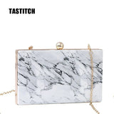 Marble Print Acrylic Bag Lady Single Room Messenger Bag