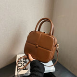 Matts PU Leather Women Cross Body Top Handle Handbag Shoulder Hobo Bag