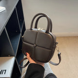 Matts PU Leather Women Cross Body Top Handle Handbag Shoulder Hobo Bag