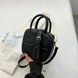 Matts PU Leather Women Cross Body Top Handle Handbag Shoulder Hobo Bag