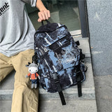 Graffiti Pattern High Capacity Backpack for Men and Women