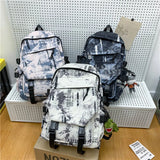 Graffiti Pattern High Capacity Backpack for Men and Women