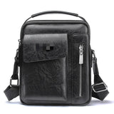 Men Bag PU Leather Messenger Shoulder Crossbody Bags For Male Small Casual Busin
