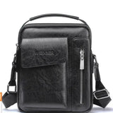 Men Bag PU Leather Messenger Shoulder Crossbody Bags For Male Small Casual Busin