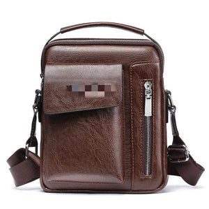 Men Bag PU Leather Messenger Shoulder Crossbody Bags For Male Small Casual Busin