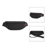 Men Waterproof Canvas Waist Bag Large Capacity Fanny Pack Phone Pouch
