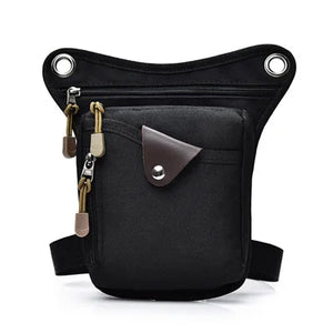 Men Canvas Drop Waist Bags Leg Pack Bag for Work Khaki