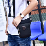 Men Canvas Drop Waist Bags Leg Pack Bag for Work Khaki