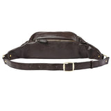 Men Messenger Bag Casual Travel Chest Bag High PU Leather Men's Shoulder Bag