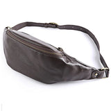 Men Messenger Bag Casual Travel Chest Bag High PU Leather Men's Shoulder Bag