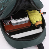 Men Nylon Shoulder Bag Small Daily Backpacks Travel Bag Boys Casual Chest Bags